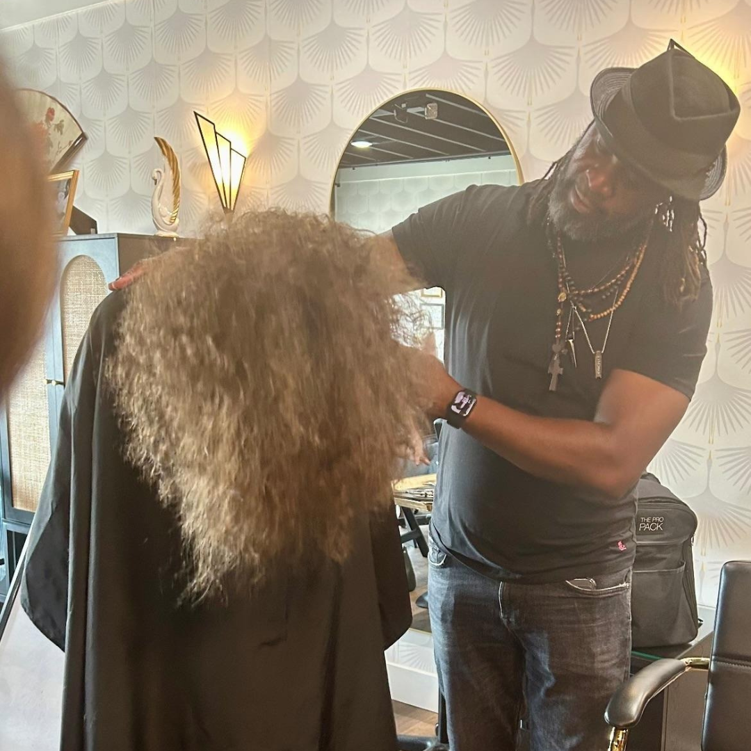 curly hair masterclass with Terrence Manning at The Cutting Room