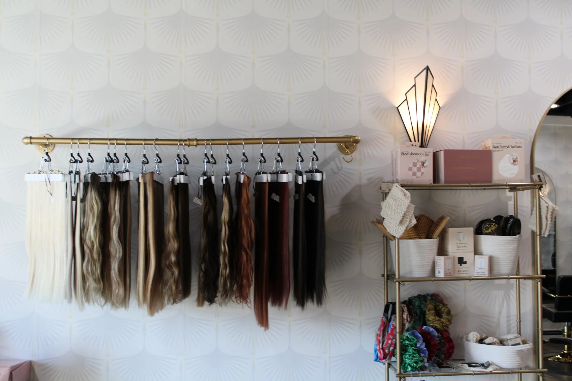 Starlet Strands extension wall at The Cutting Room